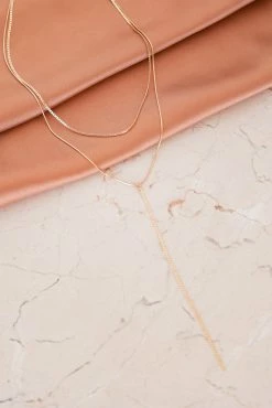 Addison Layered Necklace - Gold -Dress Shop petal and pup usa accessories addison layered necklace gold one size 32924868804785