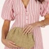 Amelia Straw Clutch - Natural