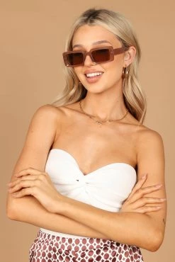 Annia Sunglasses - Latte -Dress Shop petal and pup usa accessories annia sunglasses latte one size 33190457639089
