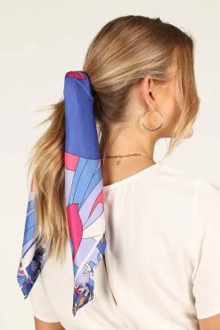 Bambina Hair Scarf - Blue Multi
