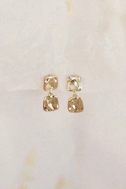 Bea Earrings - Gold -Dress Shop petal and pup usa accessories bea earrings gold one size 31624425308337