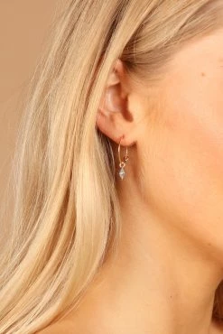 Charlotte Drop Hoop Earrings 3 Pack - Multi -Dress Shop petal and pup usa accessories charlotte drop hoop earrings 3 pack multi one size 32673828044977