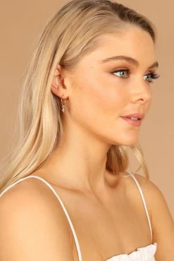 Charlotte Drop Hoop Earrings 3 Pack - Multi -Dress Shop petal and pup usa accessories charlotte drop hoop earrings 3 pack multi one size 32673828176049