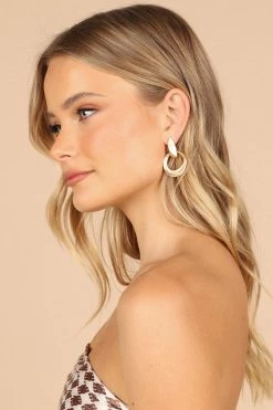 Ciclo Earring - Gold -Dress Shop petal and pup usa accessories ciclo earring gold one size 32486597492913