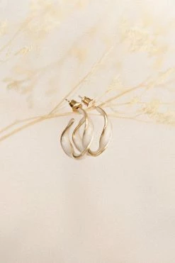Clementine Earrings - White