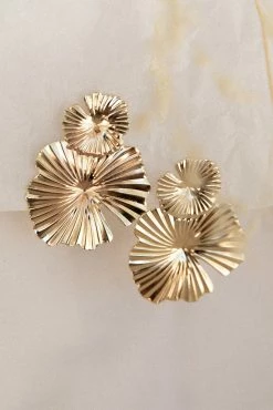 Delia Earrings - Gold -Dress Shop petal and pup usa accessories delia earrings gold one size 31698678972593