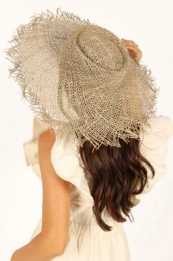 Elijah Straw Hat - Natural -Dress Shop petal and pup usa accessories elijah straw hat natural one size 33643509088433