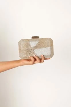 Estelle Clutch - Gold -Dress Shop petal and pup usa accessories estelle clutch gold one siz 33871082062001