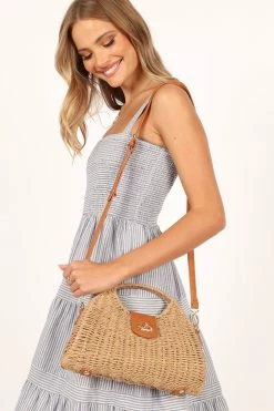 Genevieve Straw Bag - Natural