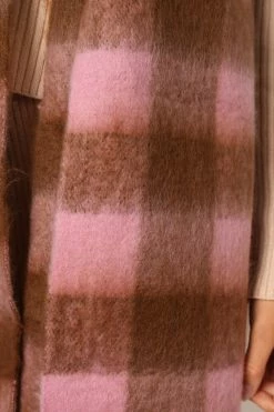 Ginnie Scarf - Pink Check -Dress Shop petal and pup usa accessories ginnie scarf pink check one size 33987176595633