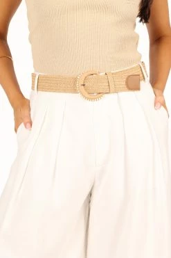 Harbour Belt - Natural -Dress Shop petal and pup usa accessories harbour belt natural one size 33657157157041