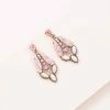 Juliette Marbled Earrings - Pink