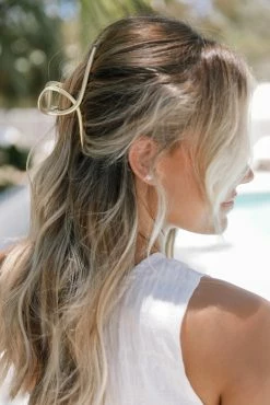 Linda Hair Clip - Gold
