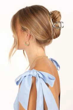 Linda Hair Clip - Silver