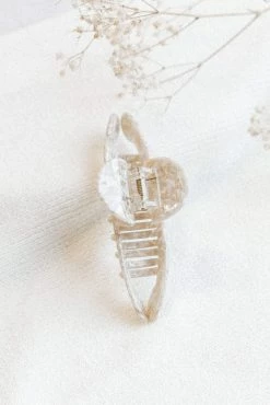 Linnea Hairclip - Pearl Beige -Dress Shop petal and pup usa accessories linnea hairclip pearl beige one size 31410438275249