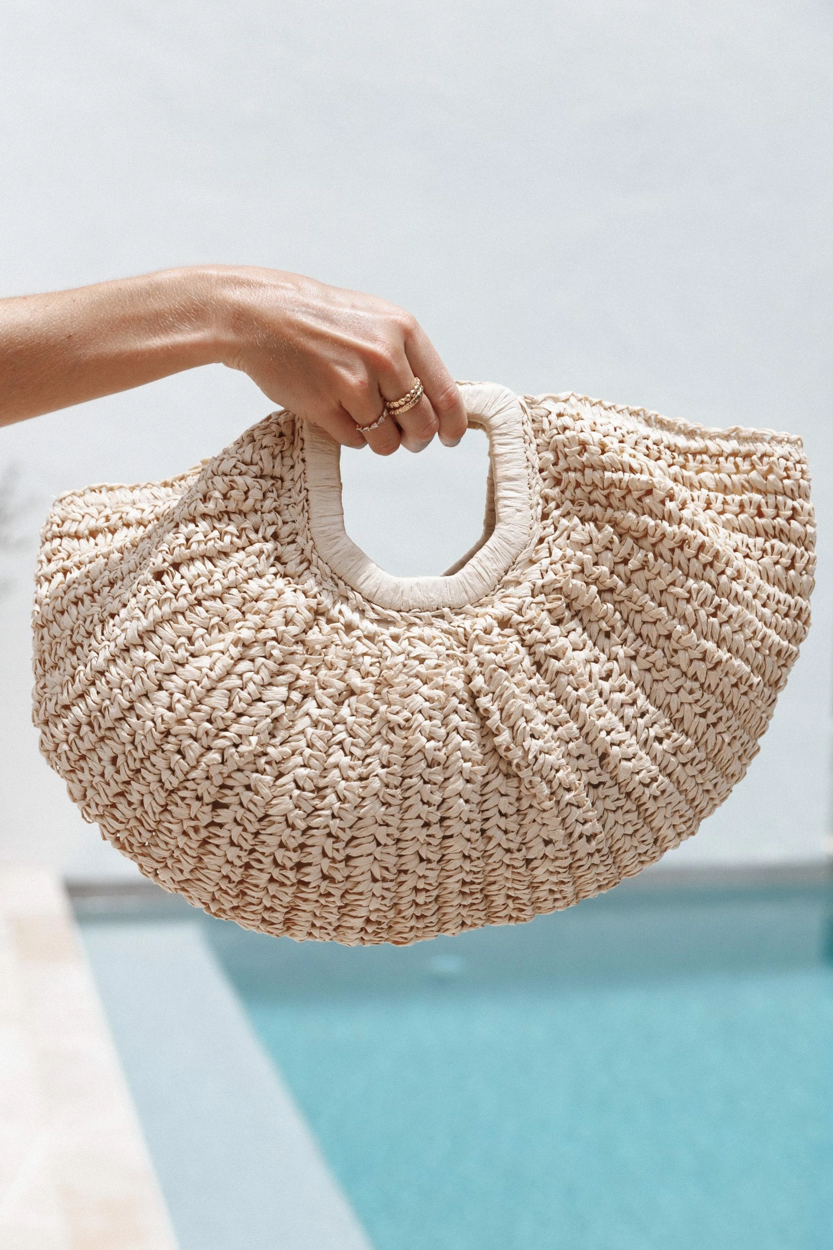 Luna Straw Bag - Natural 3 Luna Straw Bag - Natural - Image 3