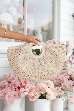 Luna Straw Bag - Natural