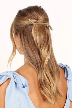 Maya Hairclip - Gold