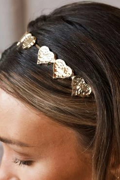 Mi Amore Headband - Gold -Dress Shop petal and pup usa accessories mi amore headband gold one size 33062076907697