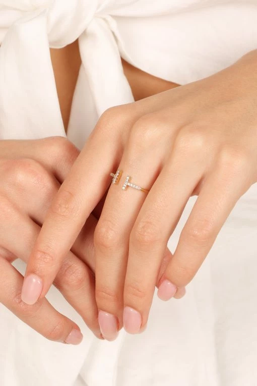 Mila Embellished Ring - Gold 5 Mila Embellished Ring - Gold -Dress Shop petal and pup usa accessories mila embellished ring gold one size 32868525506737