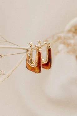 Minsi Earrings - Brown