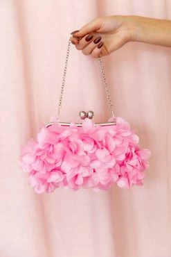 Mon Amour Floral Clutch - Pink -Dress Shop petal and pup usa accessories mon amour floral clutch pink one size 33062304252081