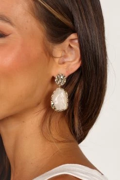 Montague Drop Earrings - Gold -Dress Shop petal and pup usa accessories montague drop earrings gold one size 33246082760881