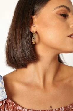 Othello Hoop Earrings - Gold