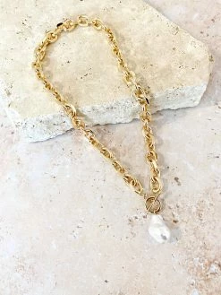 Oziel Necklace - Gold 8 Oziel Necklace - Gold -Dress Shop petal and pup usa accessories oziel necklace gold one size 32777328787633