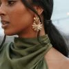 Pixie Statement Earrings - Gold