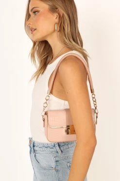 Reese Shoulder Bag - Pink -Dress Shop petal and pup usa accessories reese shoulder bag pink one size 33856938737841