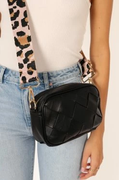 Reign Crossbody Bag - Black -Dress Shop petal and pup usa accessories reign crossbody bag black one size 33856940081329