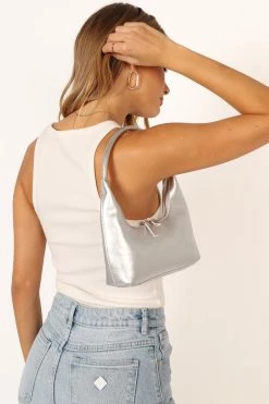 RhiRhi Shoulder Bag - Silver -Dress Shop petal and pup usa accessories rhirhi shoulder bag silver one size 33856968032433