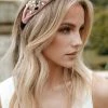 Roan Embellished Headband - Blush