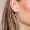 Sadie Drop Earrings - Gold/Pink