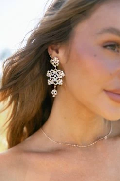 Savannah Earrings - Gold -Dress Shop petal and pup usa accessories savannah earrings gold one size 32924869460145