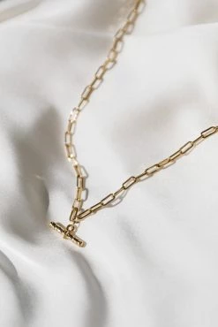 Selle 18k Gold Plated Necklace - Gold -Dress Shop petal and pup usa accessories selle 18k gold plated necklace gold one size 32455818641585