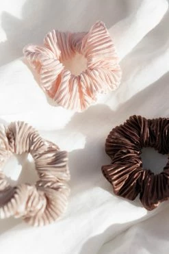 Sinee Plisse Scrunchie 3 Pack - Multi -Dress Shop petal and pup usa accessories sinee plisse scrunchie 3 pack multi one size 33916127445169