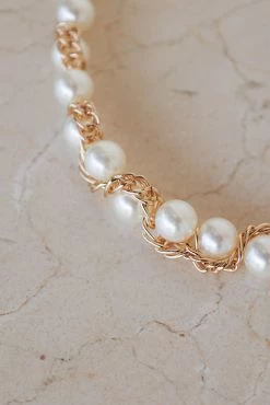 Sofia Pearl Belt - Gold -Dress Shop petal and pup usa accessories sofia pearl belt gold one size 32924874342577