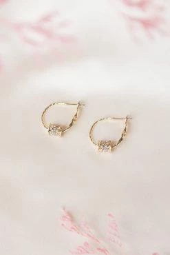 Sydney Delicate Hoop Earrings - Gold -Dress Shop petal and pup usa accessories sydney delicate hoop earrings gold one size 33246085316785