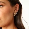 Talon Statement Earrings - Gold