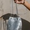 Valentina Embellished Bag - Silver