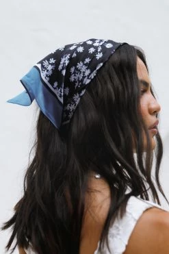 Vanessa Hair Scarf - Dark Floral -Dress Shop petal and pup usa accessories vanessa hair scarf dark floral one size 33206869655729