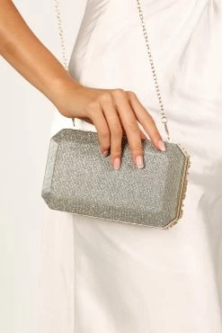 Zoe Embellished Clutch - Gold -Dress Shop petal and pup usa accessories zoe embellished clutch gold one size 33173386559665