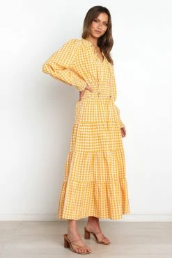 Aldgate Skirt - Orange -Dress Shop petal and pup usa bottoms aldgate skirt orange 29617790845105