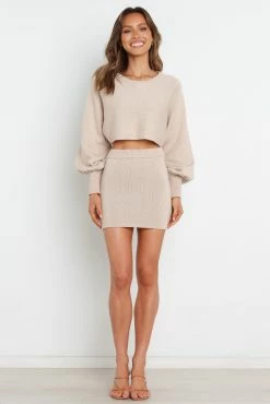 Beni Skirt - Beige -Dress Shop petal and pup usa bottoms beni skirt beige us transfer don t put online 30018104131761