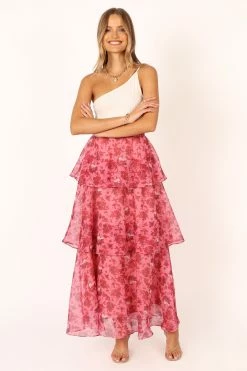 Blaise Frill Skirt - Pink 17 Blaise Frill Skirt - Pink -Dress Shop petal and pup usa bottoms blaise frill skirt pink 33994873798833