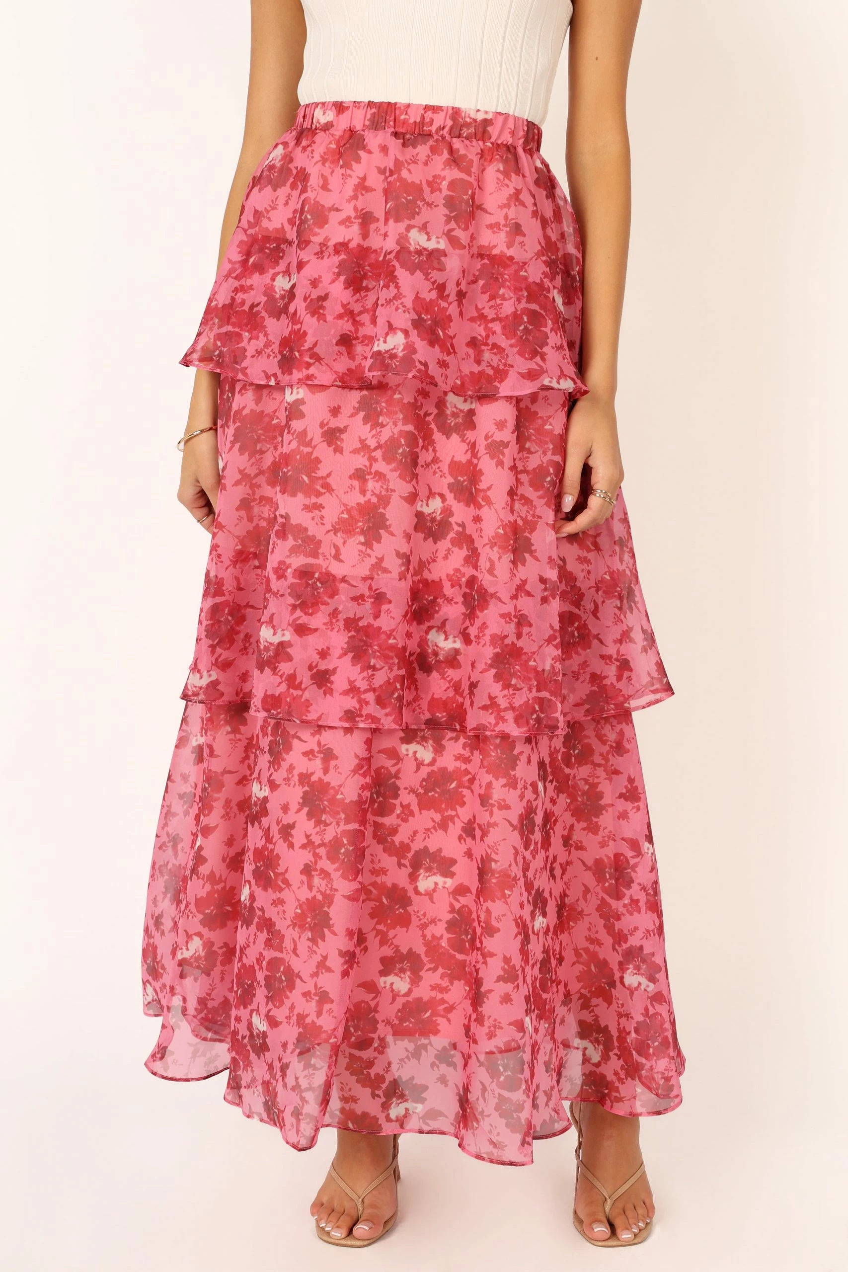 Blaise Frill Skirt - Pink 7 Blaise Frill Skirt - Pink - Image 7