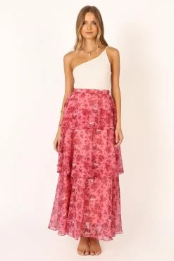 Blaise Frill Skirt - Pink 20 Blaise Frill Skirt - Pink -Dress Shop petal and pup usa bottoms blaise frill skirt pink 33994873897137
