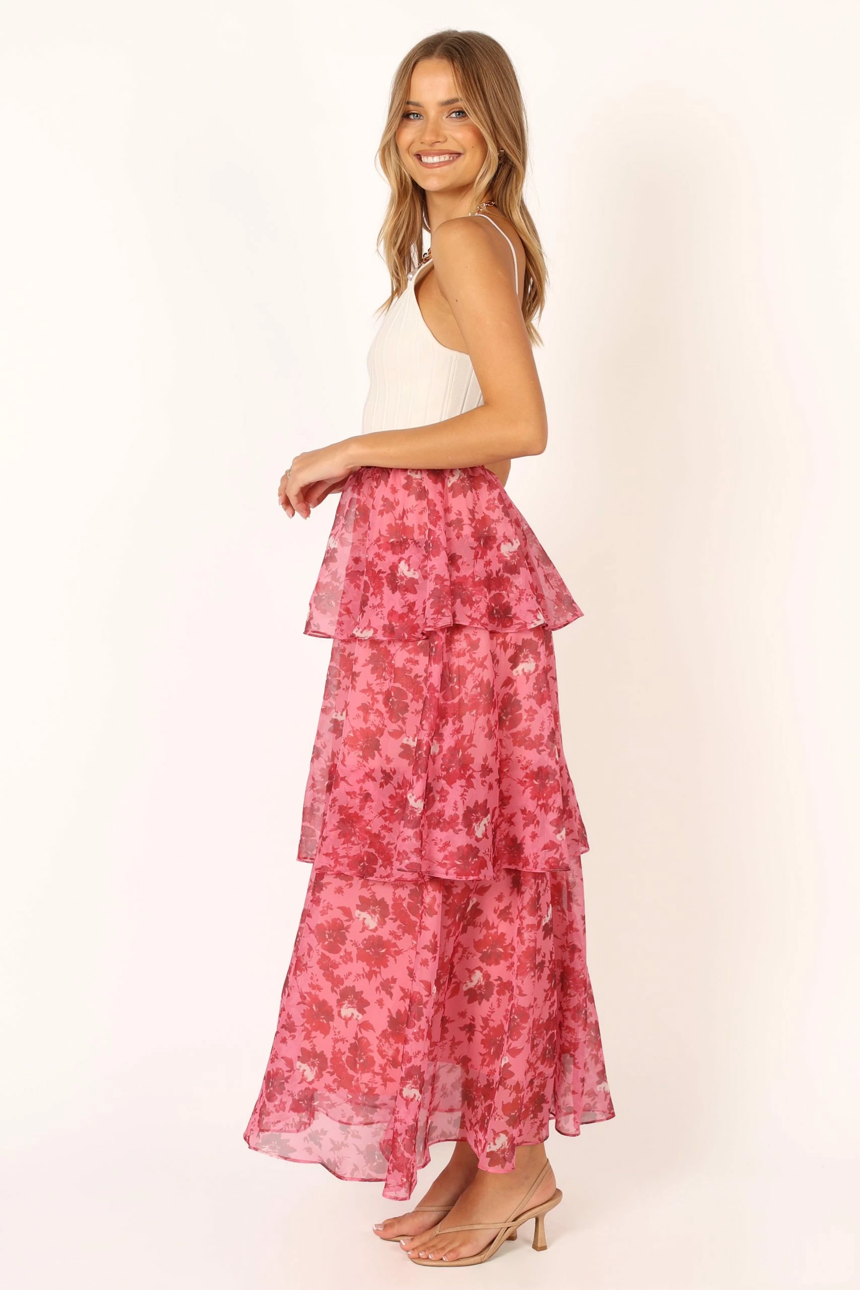 Blaise Frill Skirt - Pink 9 Blaise Frill Skirt - Pink - Image 9